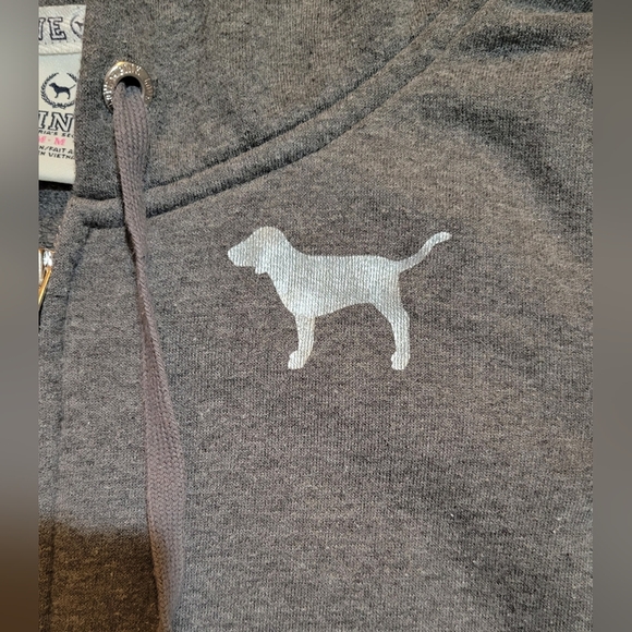 Victoria's Secret PINK Rare Vintage Y2K 3pc Bling Flared Sweats Heart Set XS-M - Picture 8 of 16